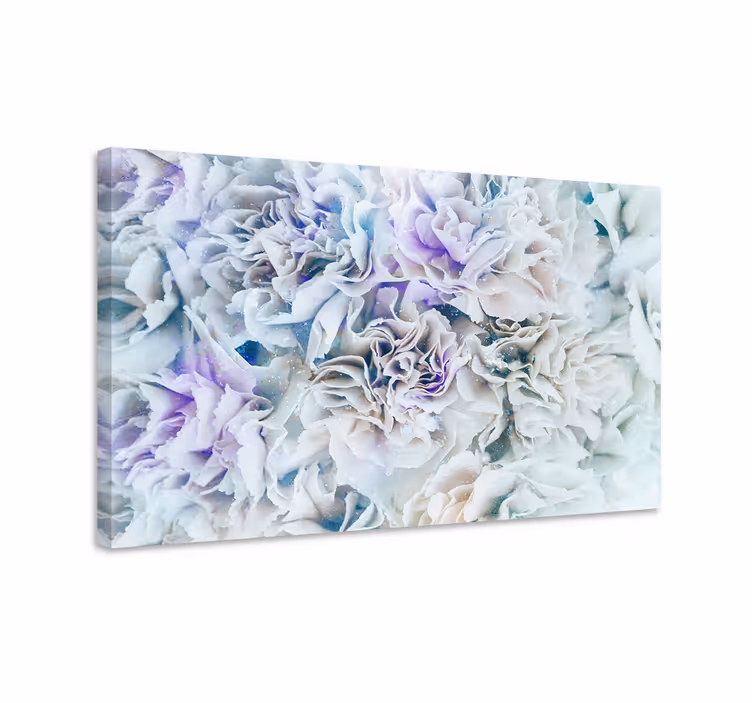 Cuadro elegante Elegantes flores blancas - TenVinilo