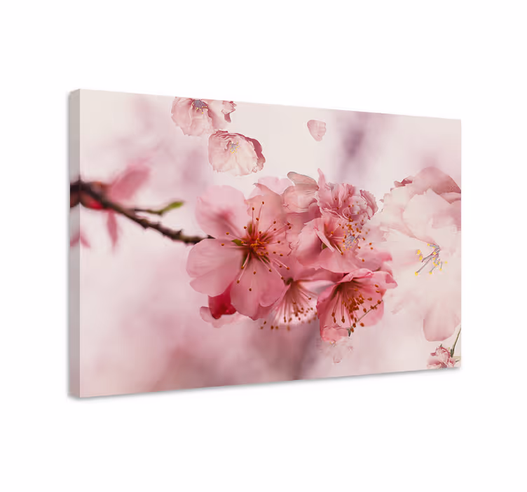 Cuadro para baños flores primavera - TenVinilo