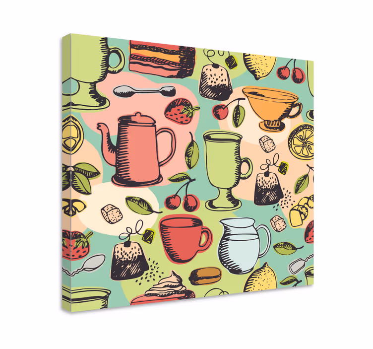 Cuadro para cocina Tema de comida - TenVinilo