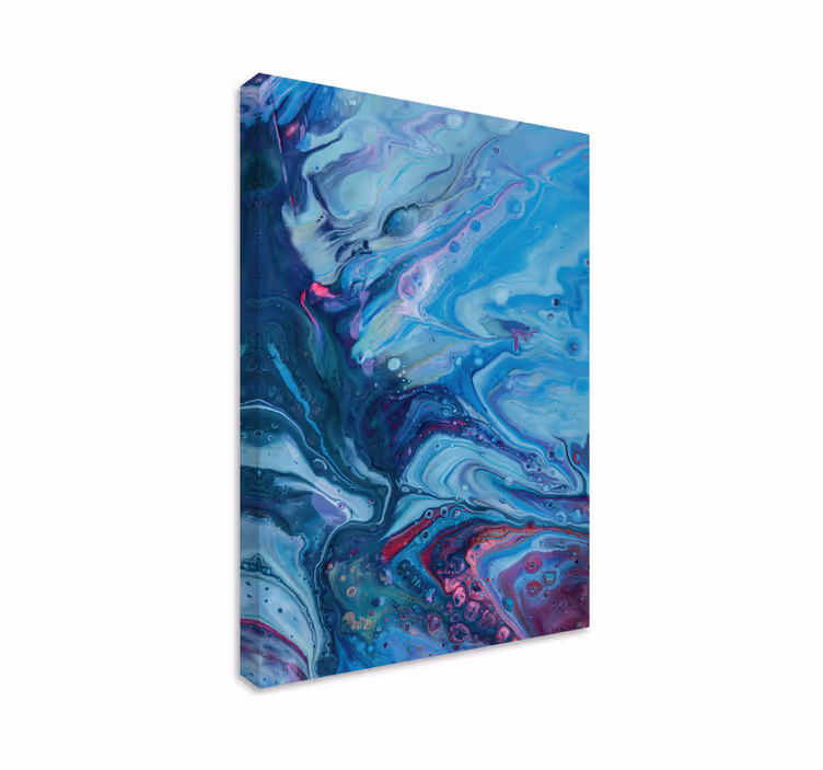 Cuadro moderno Degradado azul acrílico - TenVinilo