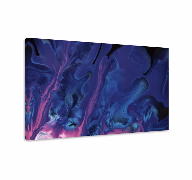 Cuadro moderno Degradado morado y azul - TenVinilo