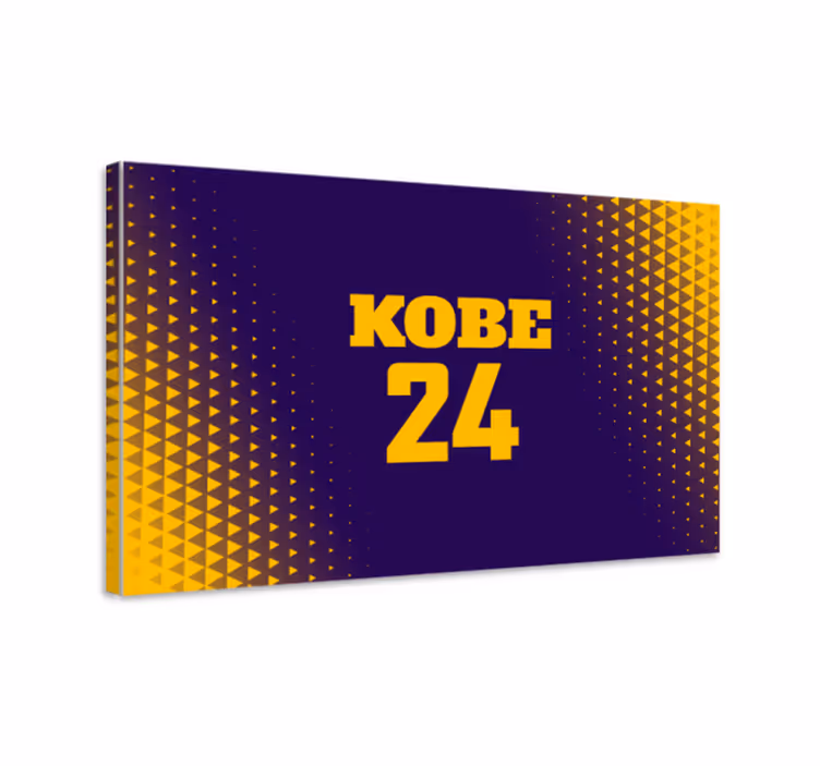 Cuadro deporte diseño kobe 24 - TenVinilo