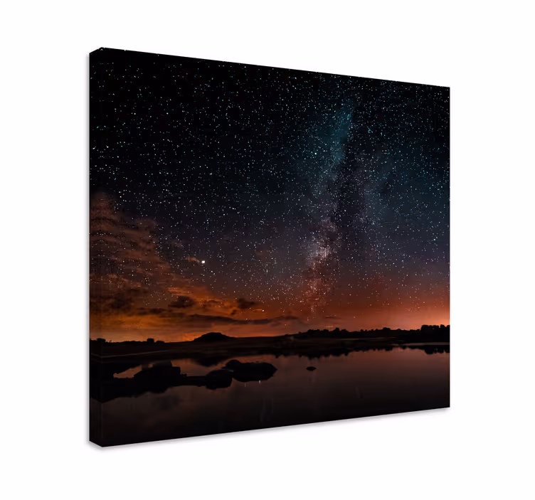 Cuadro paisajes Noche en barruecos - TenVinilo