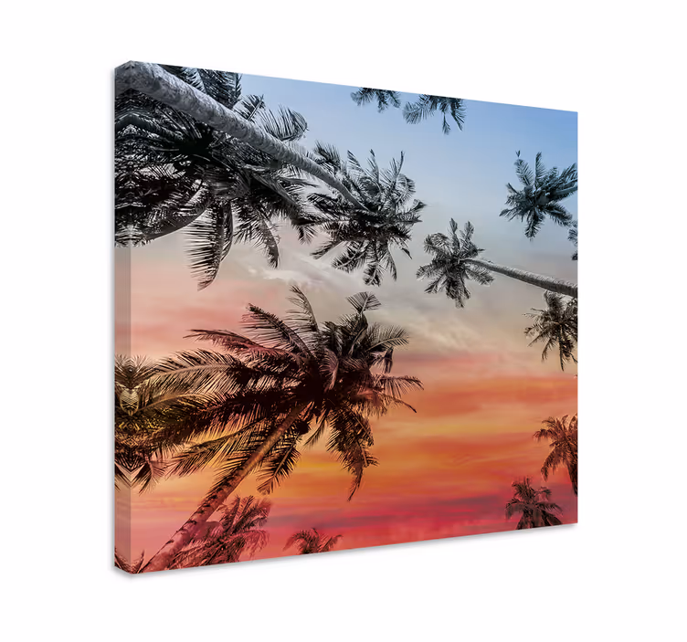 Cuadro para salón Palmera original - TenVinilo