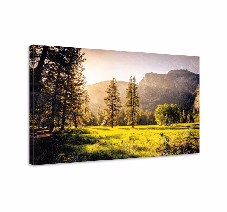 Cuadro paisajes de paisajes montañosos majestuosos - TenVinilo