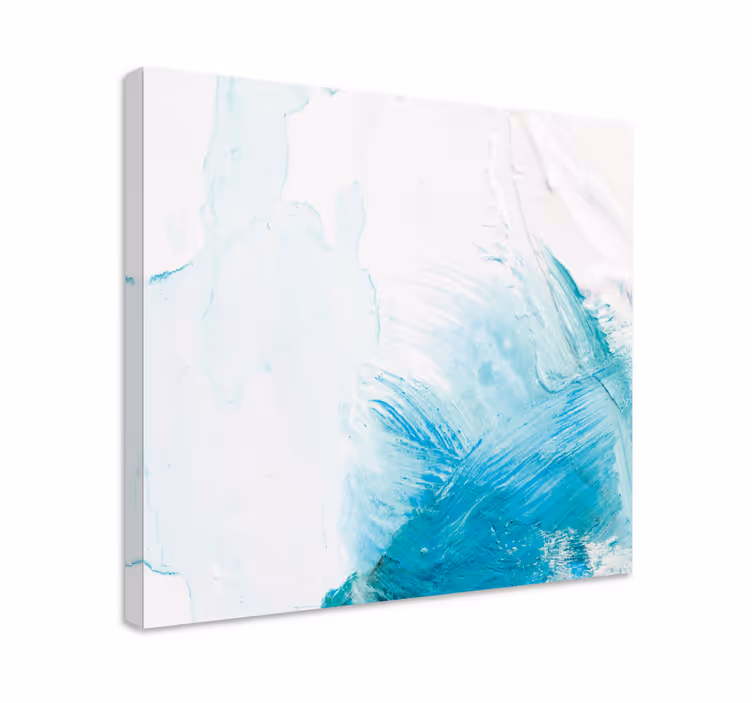 Cuadro para dormitorio Pintura al óleo con textura abstracta - TenVinilo