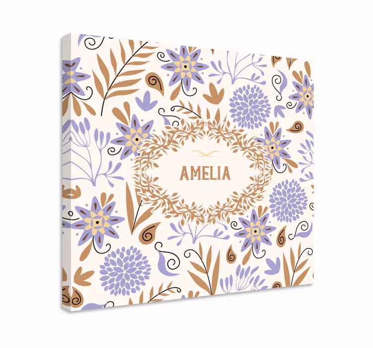 Cuadro de flores diseño floral en blossom - TenVinilo