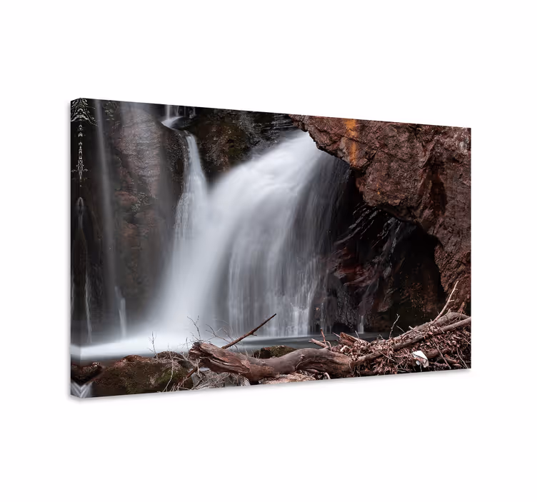 Cuadro paisajes Cascada secreta escondida - TenVinilo