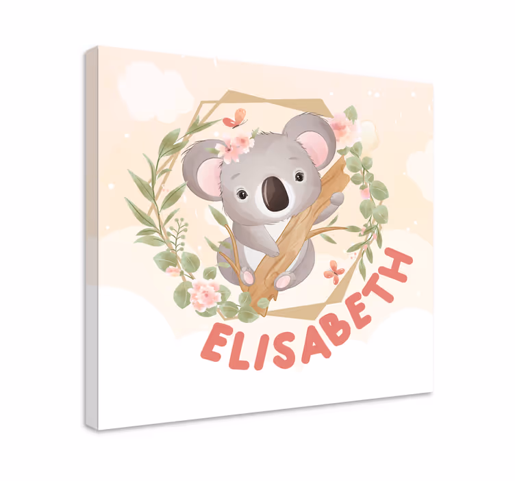 Cuadro animales koala personalizado - TenVinilo