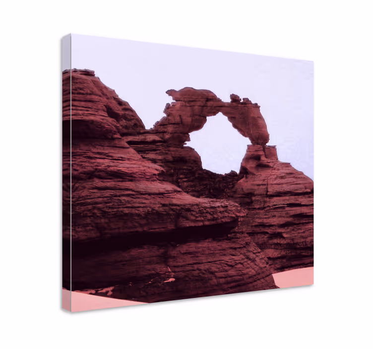 Cuadro paisajes Fotografía estética de piedra arenisca - TenVinilo