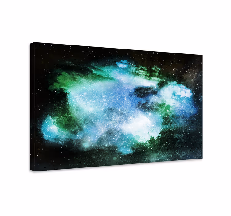 Cuadro paisajes paisaje galáctico celestial - TenVinilo