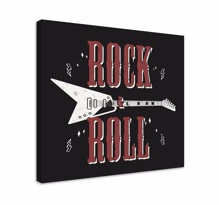 Cuadro musical vibras de guitarra eléctrica - TenVinilo