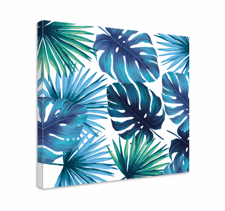 Cuadro plantas Hojas tropicales estilo california - TenVinilo