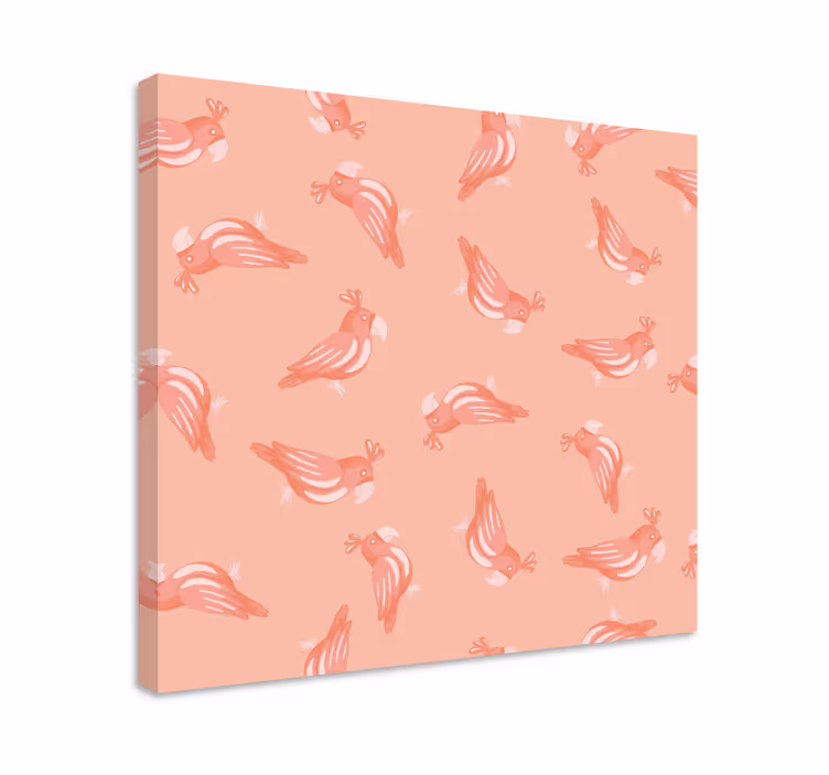 Cuadro aves patrones de aves encantadoras - TenVinilo