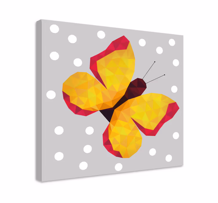 Cuadro mariposas Animales geométricos buterfly - TenVinilo