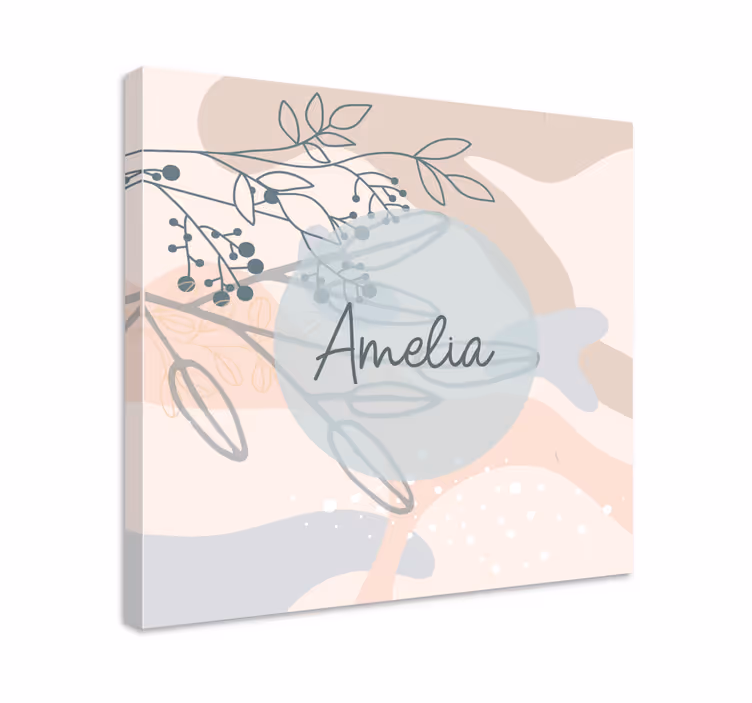 Cuadro personalizable impresión personalizable de amelia - TenVinilo