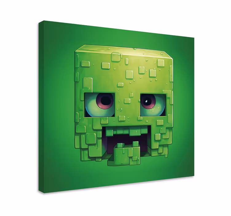 Cuadro decorativo videojuego personaje de arte pixel sombrío Pers - TenVinilo