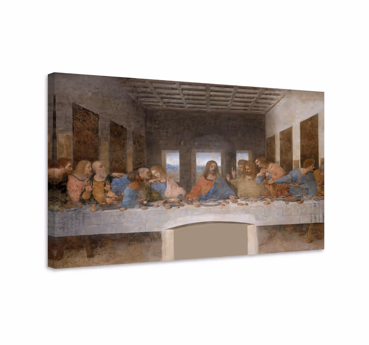 Cuadro artístico la Última Cena es una pintura de Leonardo da Vin - TenVinilo