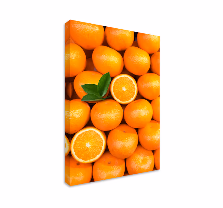 Cuadro bodegones naranjas - TenVinilo