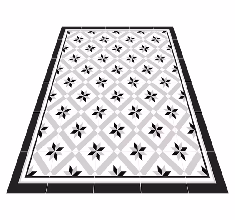 Alfombra vinílica cocina negro hidráulico - TenVinilo