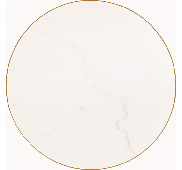 Alfombra vinílica comedor veta de mármol blanco - TenVinilo