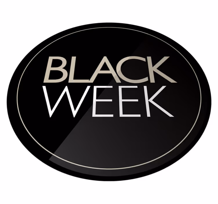 Alfombra vinílica black friday oferta semana negra - TenVinilo