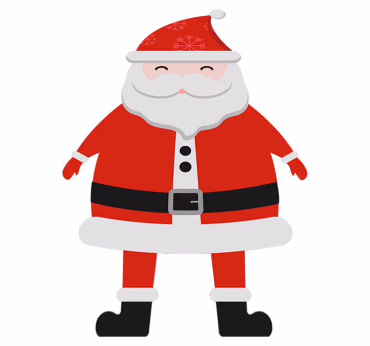 Alfombra vinílica navidad santa claus para niños - TenVinilo
