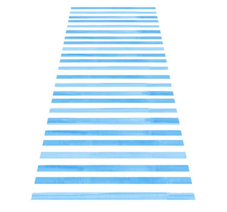 Alfombra vinílica cocina cuadros texturizados azul - TenVinilo