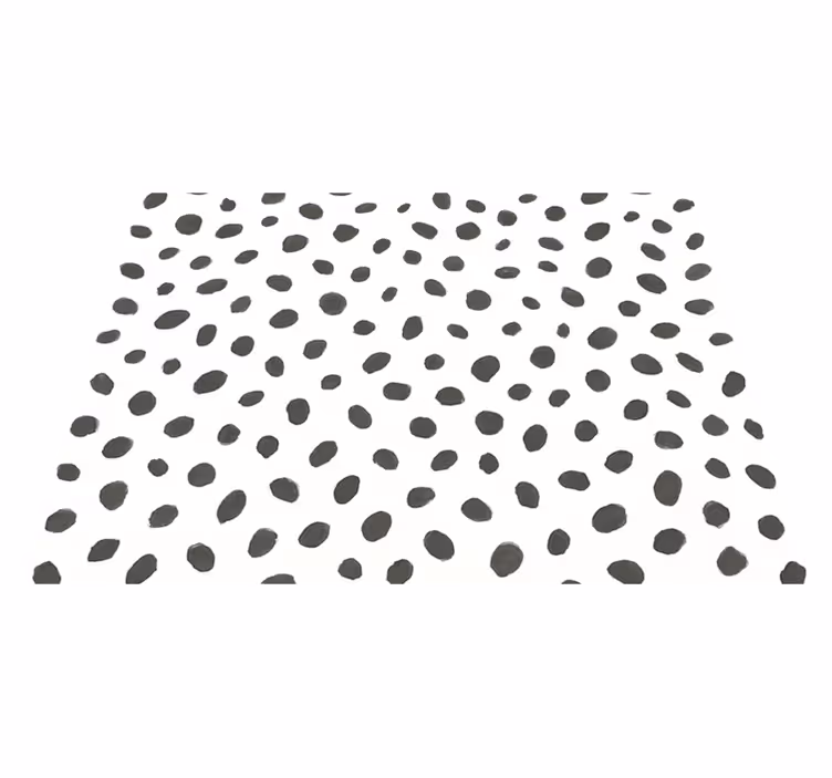 Alfombra vinílica animal print diseño dálmata clásico - TenVinilo