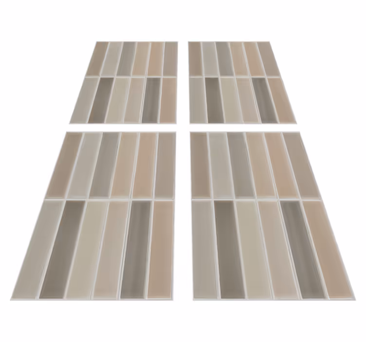 Alfombra vinílica baño motivo rectangular - TenVinilo