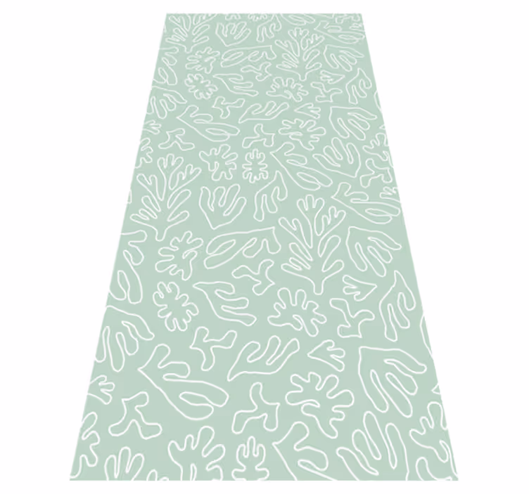 Alfombra vinílica cocina algas green think - TenVinilo