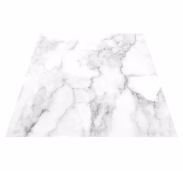 Alfombra vinílica cocina textura mármol blanco - TenVinilo
