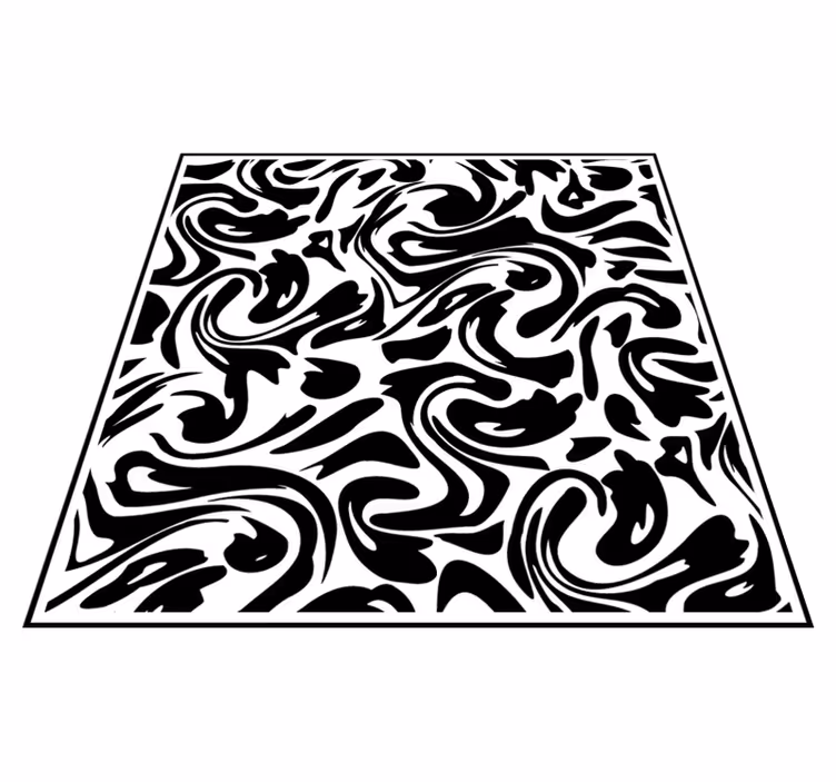 Alfombra vinílica cocina fluido moderno - TenVinilo