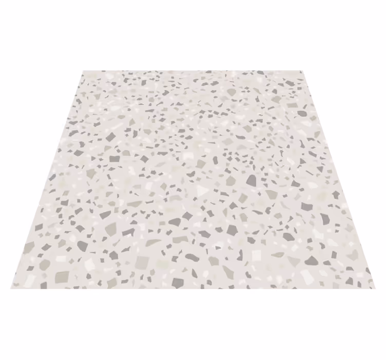 Alfombra vinílica cocina terrazzo gris - TenVinilo