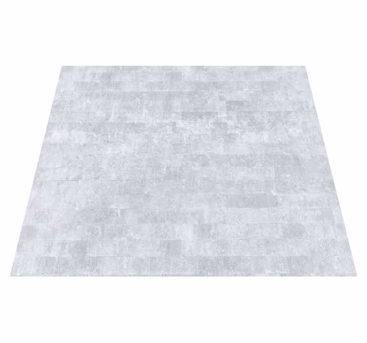 Alfombra vinílica oficina patrón ladrillo gris desgastado - TenVinilo