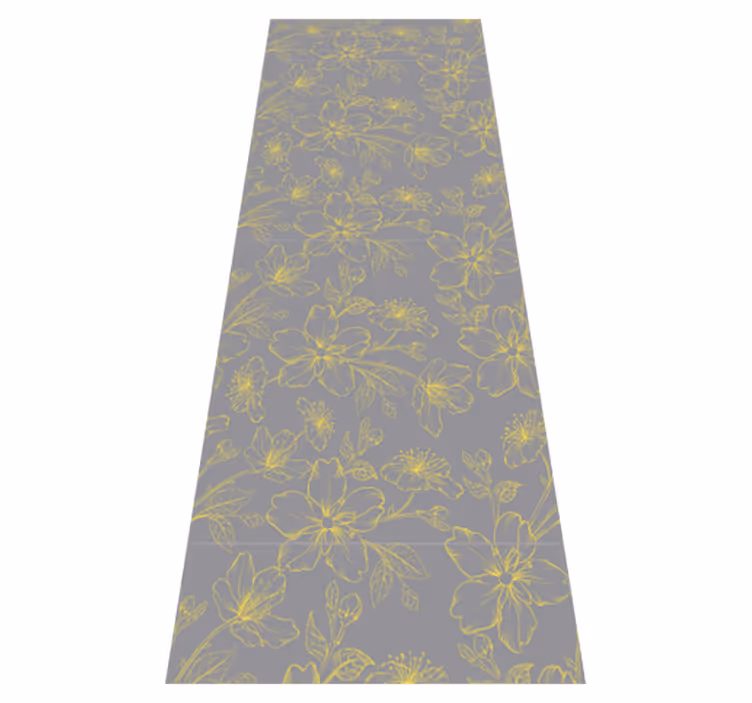 Alfombra vinílica dormitorio pantone floral 2023 - TenVinilo
