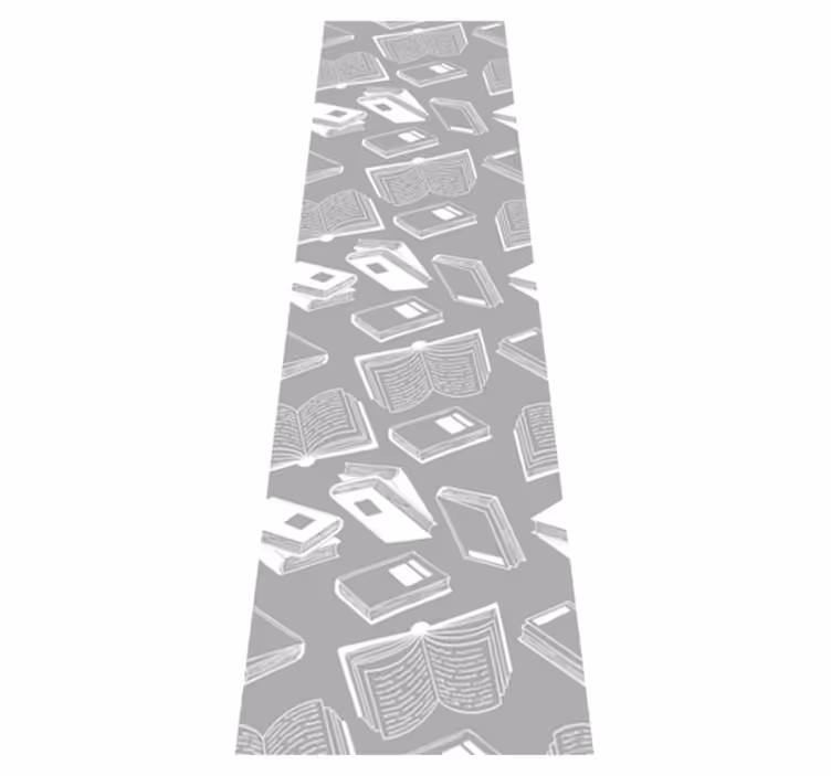 Alfombra vinílica dormitorio poema gris nórdico - TenVinilo