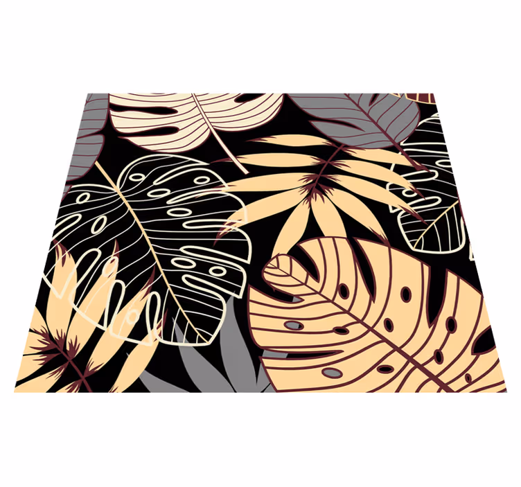 Alfombra vinílica naturaleza papel tapiz selva tropical - TenVinilo