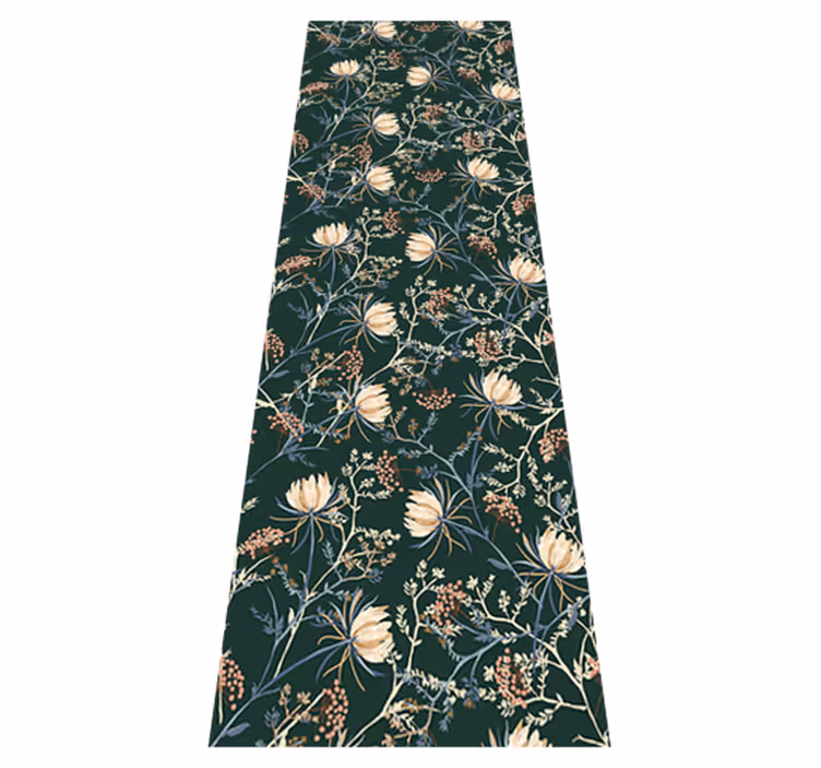 Alfombra vinílica naturaleza estilo esmeralda - TenVinilo