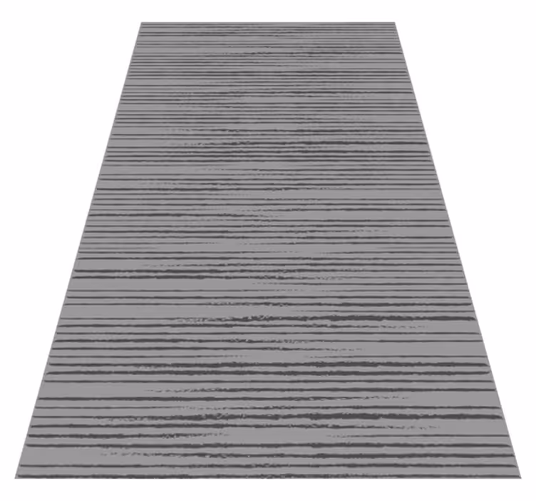 Alfombra vinílica moderna rayas grises - TenVinilo