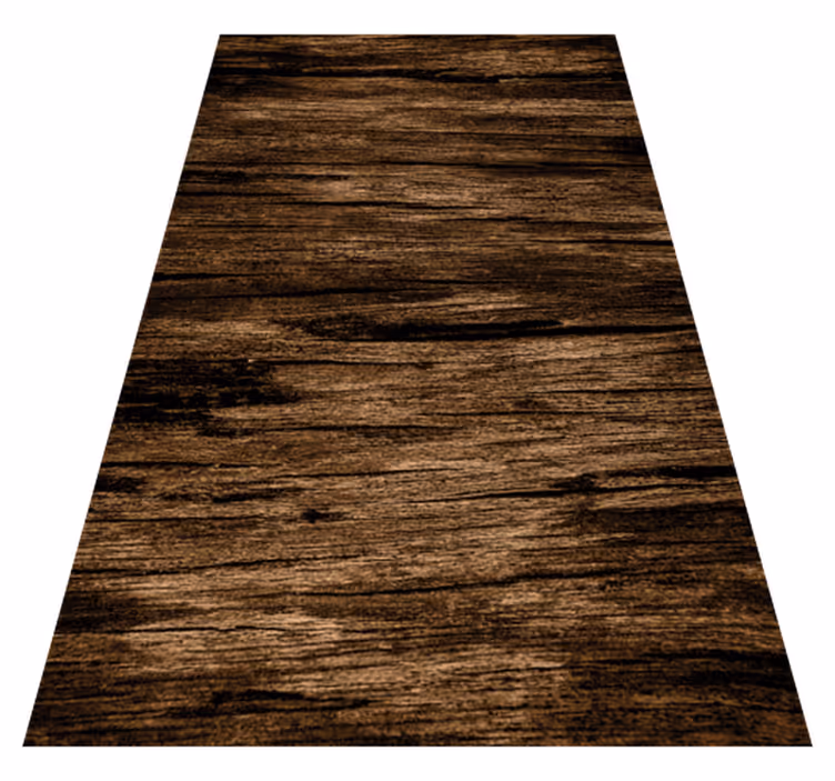 Alfombra vinílica textura rayas marrón oscuro - TenVinilo