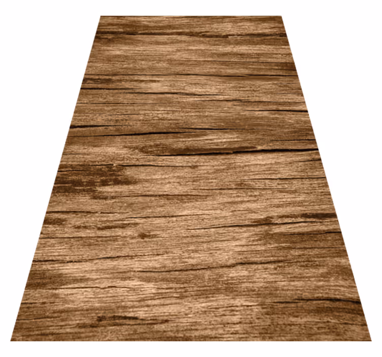 Alfombra vinílica textura marrón claro a rayas - TenVinilo
