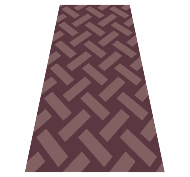 Alfombra vinílica textura patrón geométrico púrpura - TenVinilo