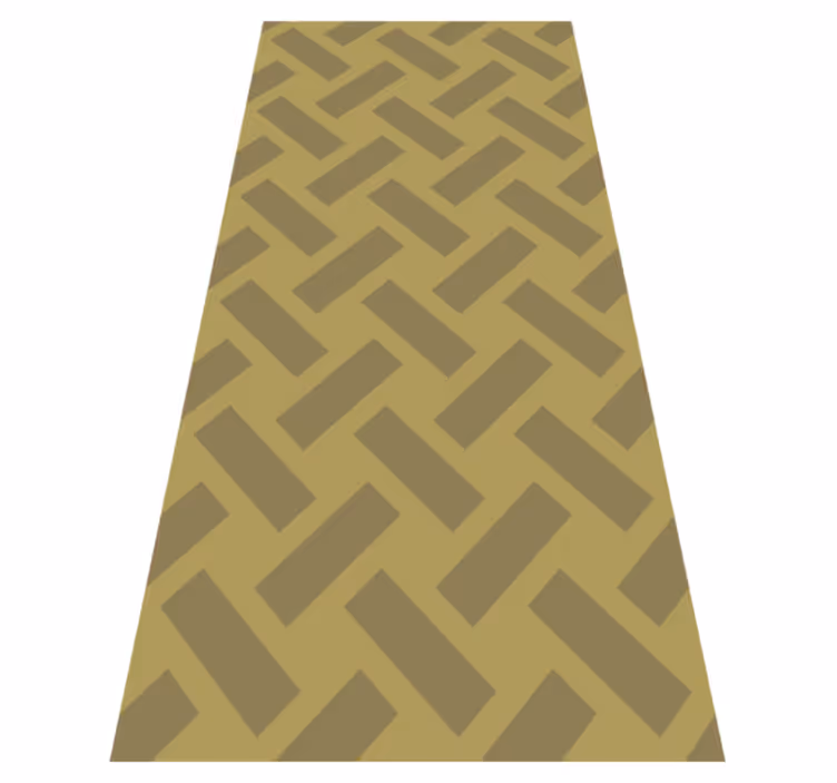 Alfombra vinílica textura patrón cuadrado amarillo - TenVinilo