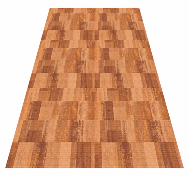 Alfombra vinílica textura cuadrado terracota - TenVinilo