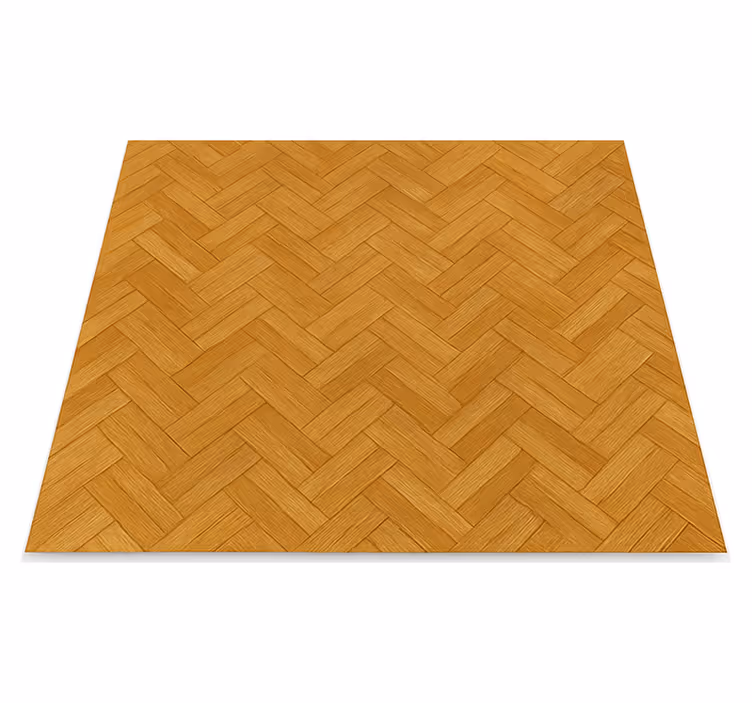 Alfombra vinílica textura parquet de roble entrelazado - TenVinilo