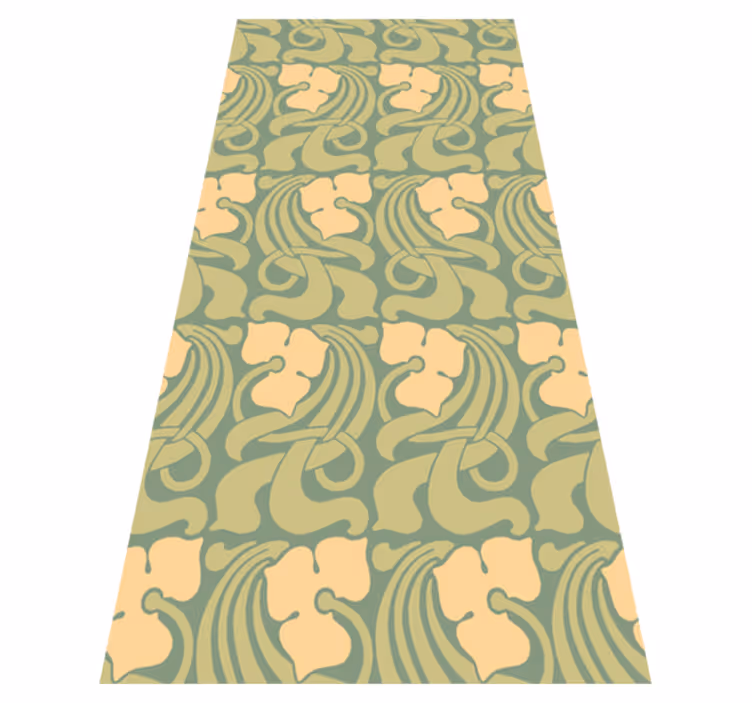 Alfombra vinílica vintage diseño moderno - TenVinilo