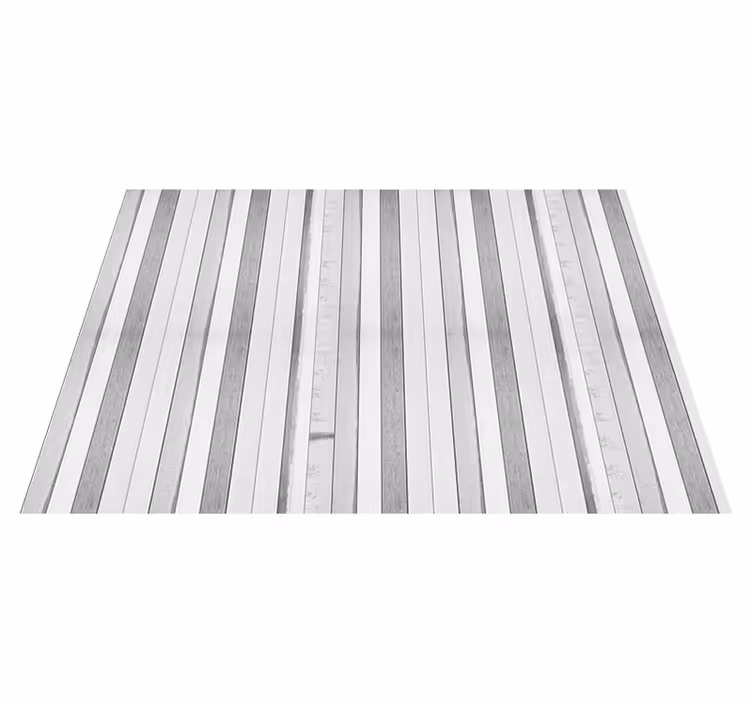 Alfombra vinílica textura tablones envejecidos blancos - TenVinilo