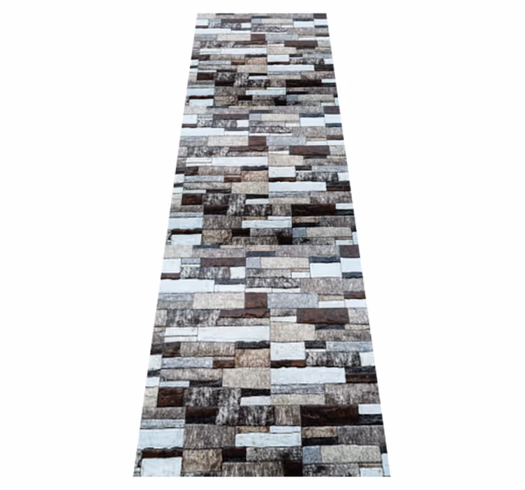 Alfombra vinílica textura imitación piedra gris elegante - TenVinilo