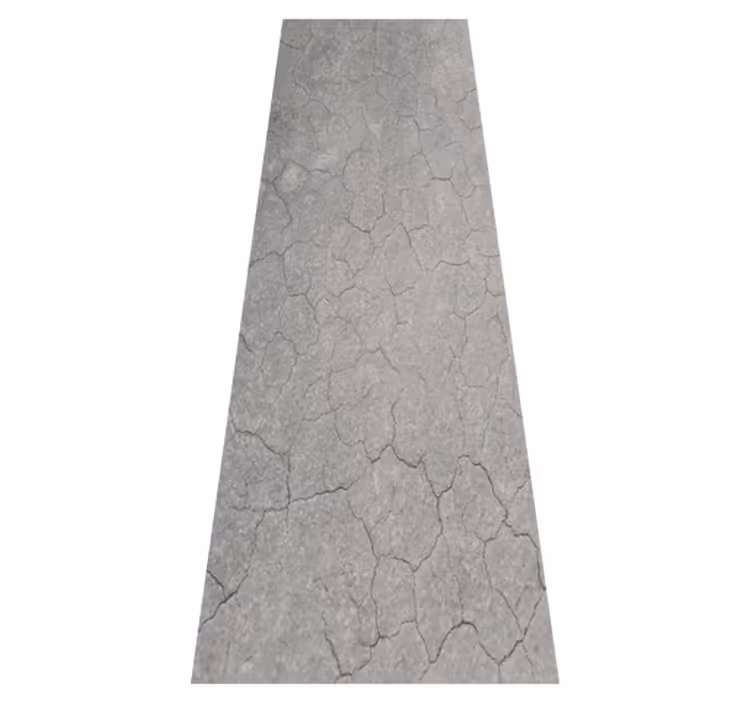 Alfombra vinílica textura diseño piedra rústica rota - TenVinilo